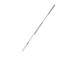 BARRA MACIZA CROMADA CON TOPES 1,8