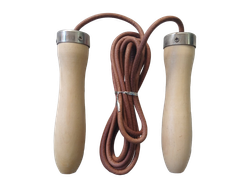 SOGA DE SALTO MANGO DE MADERA