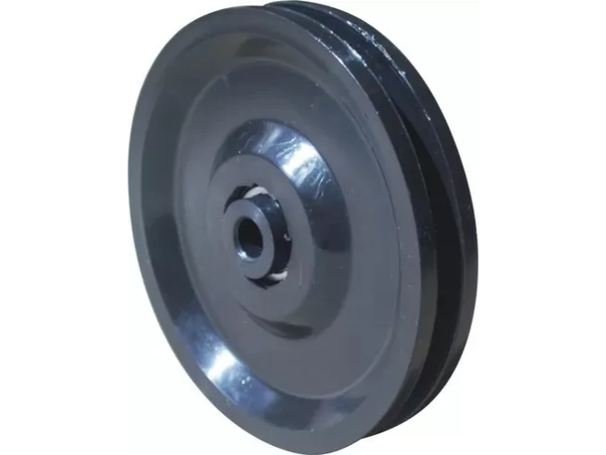 POLEA REFORZADA PVC 90MM (UNIDAD)
