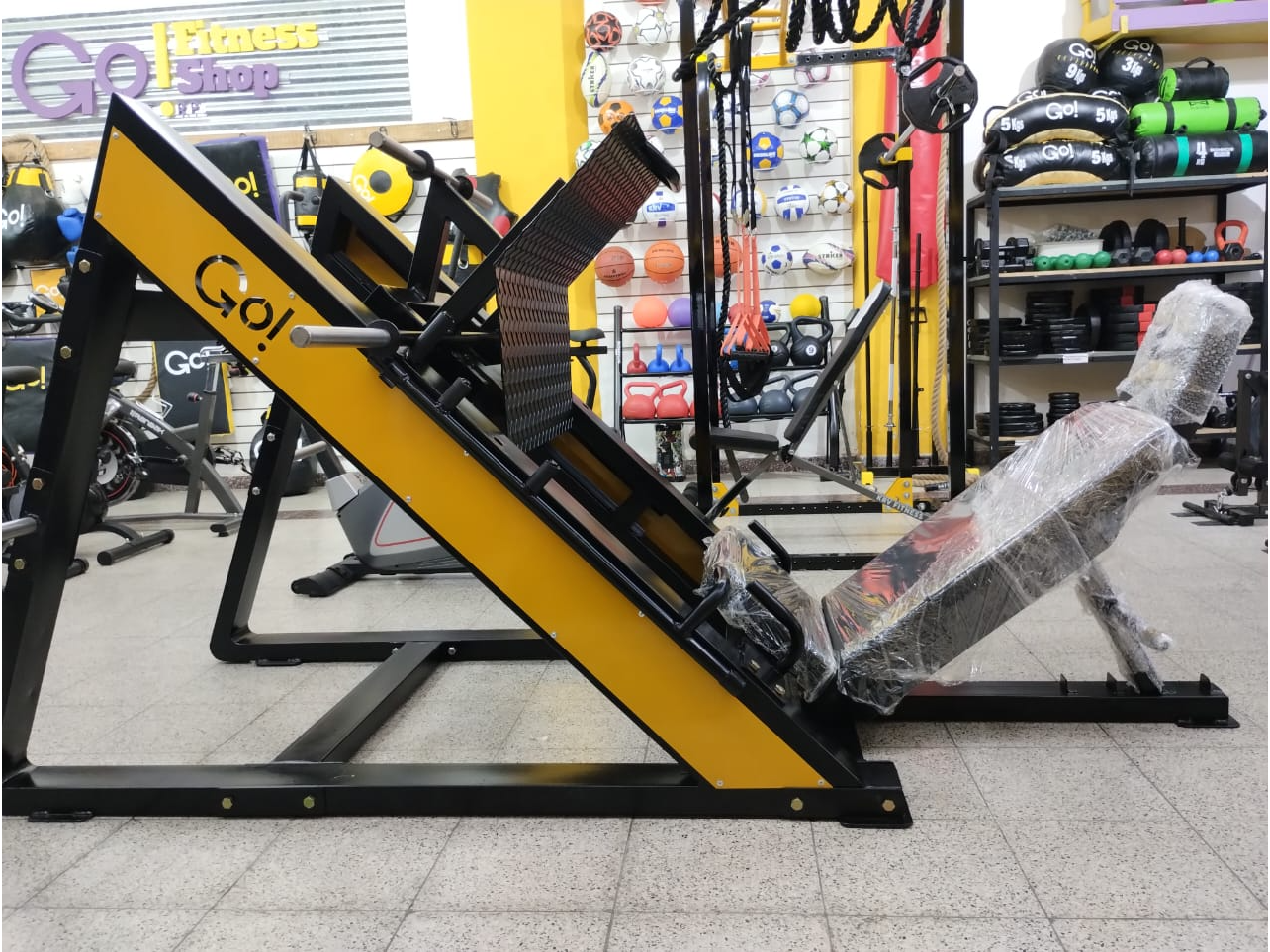 PRENSA 45º GO! FITNESS MACHINES ROD TRAD