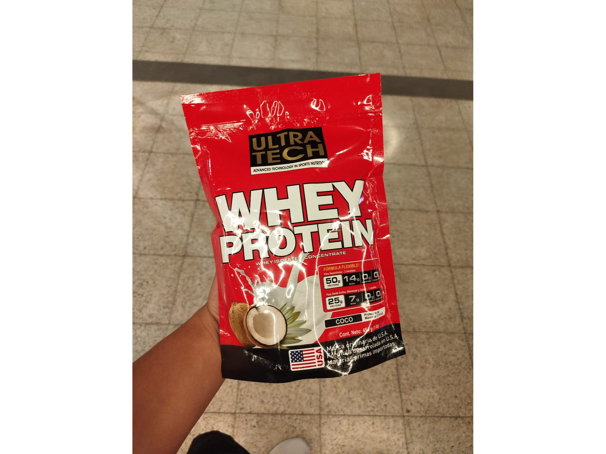 WHEY PROTEIN ULTRA TECH 1LB