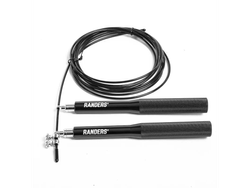 Soga de salto con rulemanes agarre aluminio crossfit - Negra