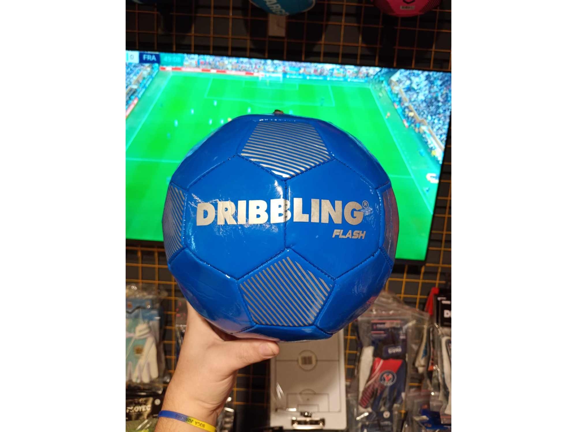 PELOTA DE FUTBOL DRB AZUL