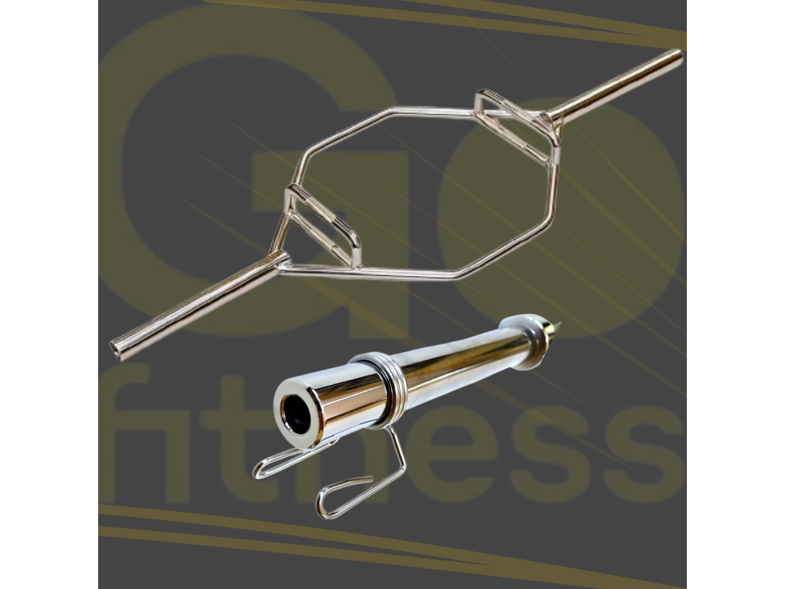 BARRA OLIMPICA HEXAGONAL TRAP DE 24KG