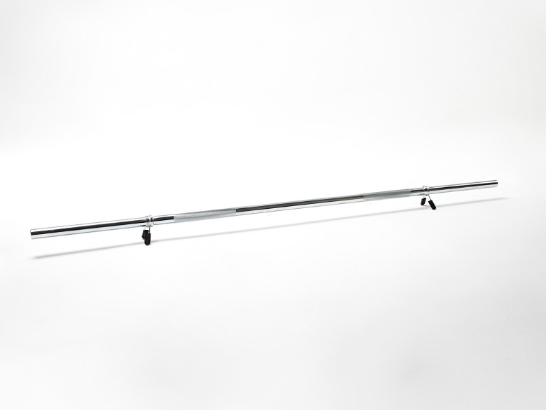 Barra cromada de 2,20 mts. de 30mm. con topes tijera.