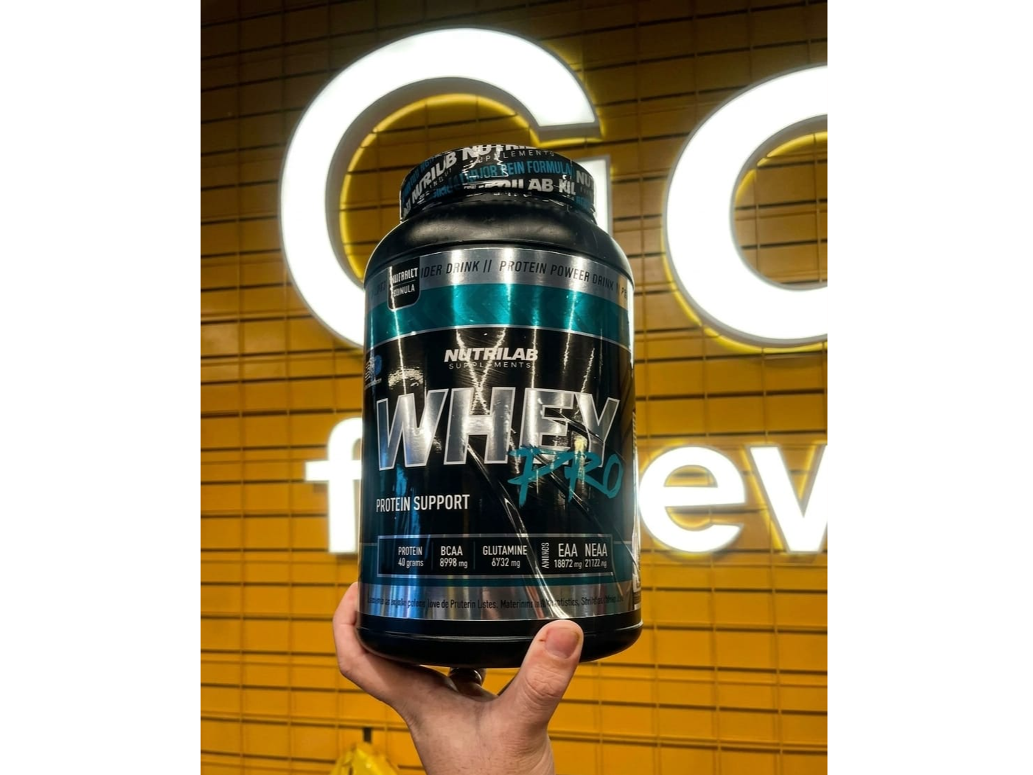 Whey Protein Nutrilab en Pote de 1kg