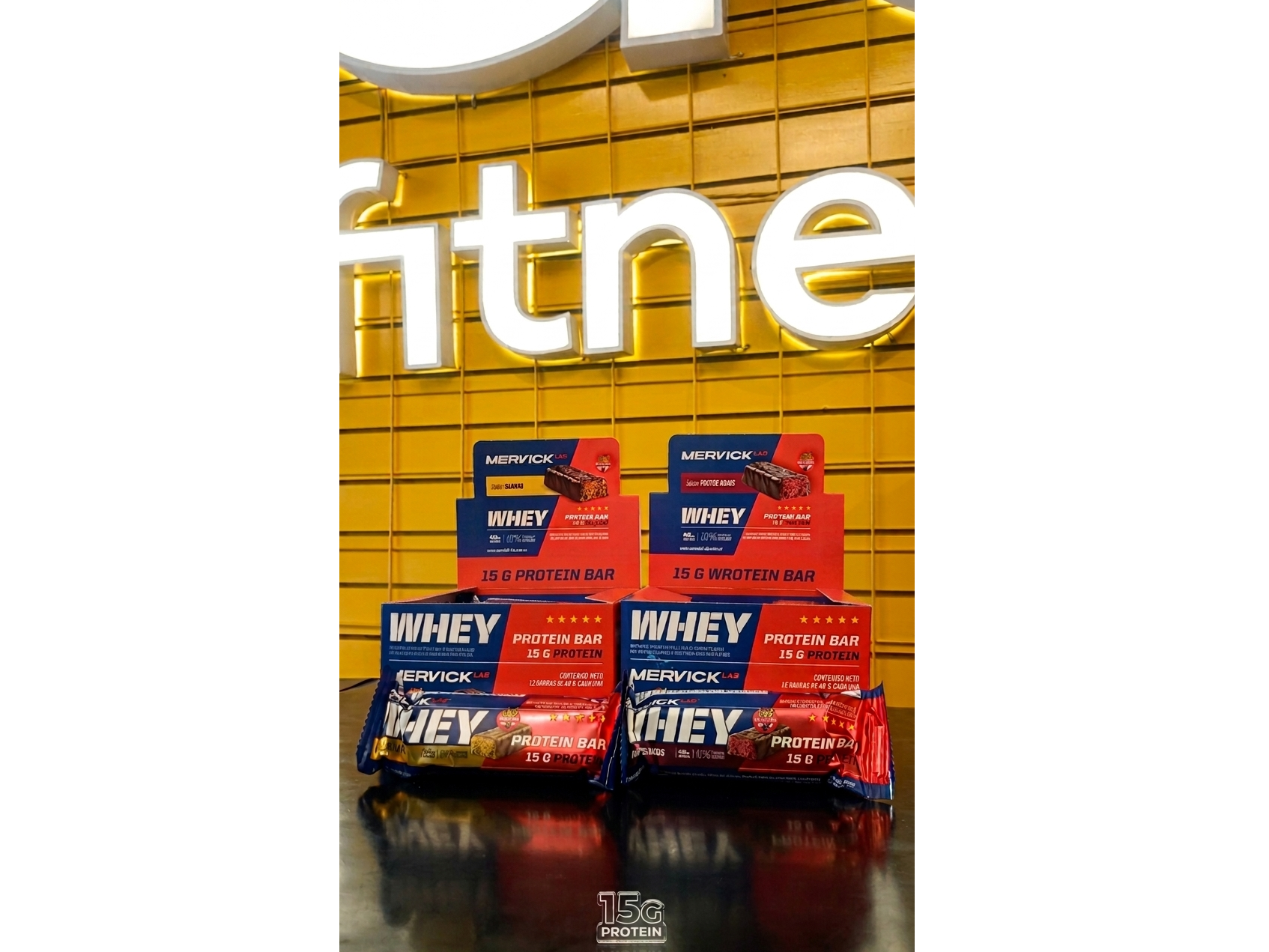Whey protein bar