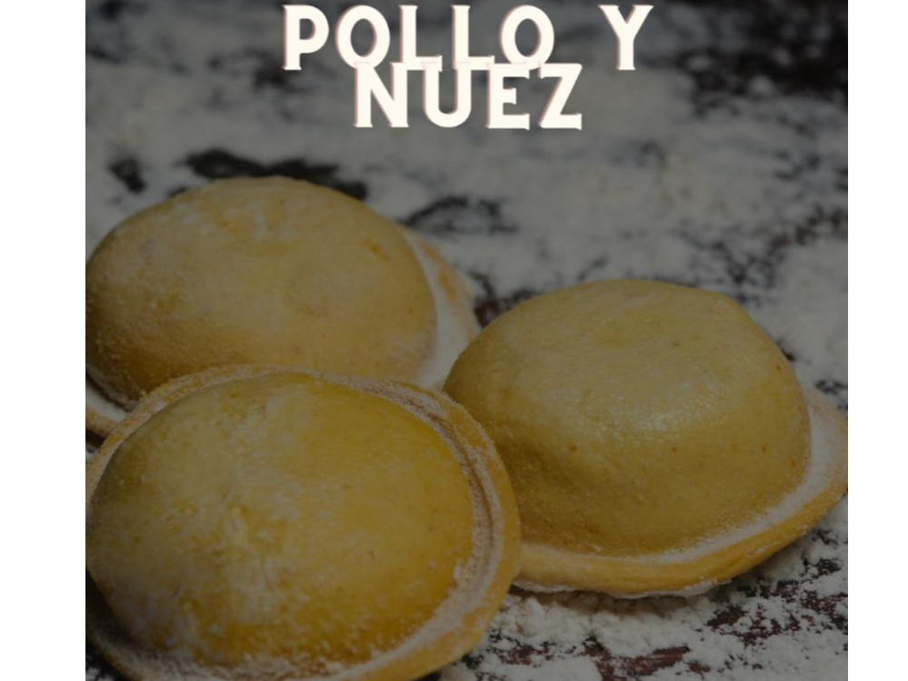 Pollo, verdura y nuez