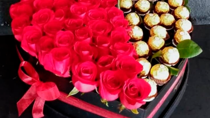 Cajas con Flores