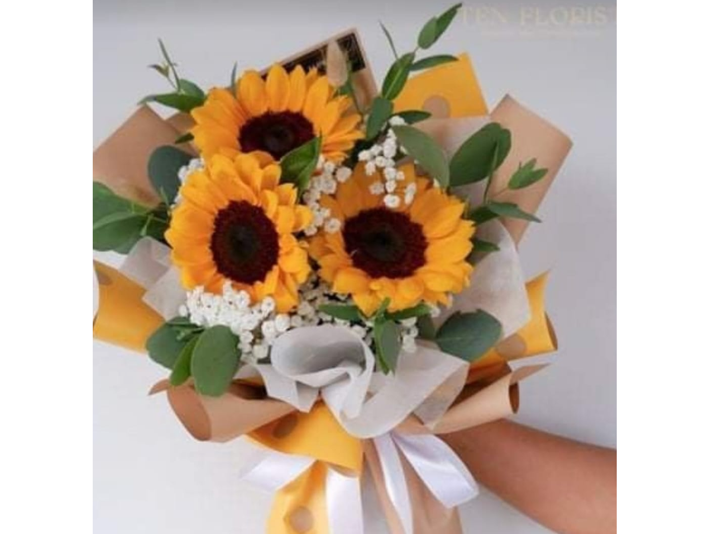 Bouquet de 3 girasoles