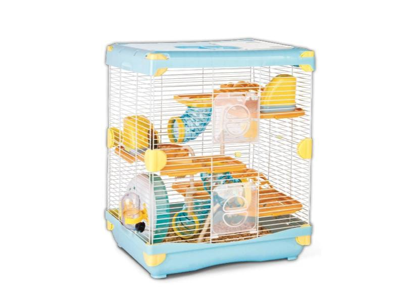 JAULA SUNNY HASMTER LAND IMPORTADA AZUL