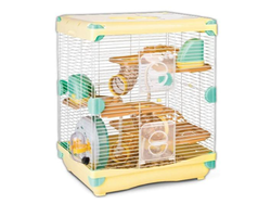 JAULA SUNNY HASMTER LAND IMPORTADA AMARILLO