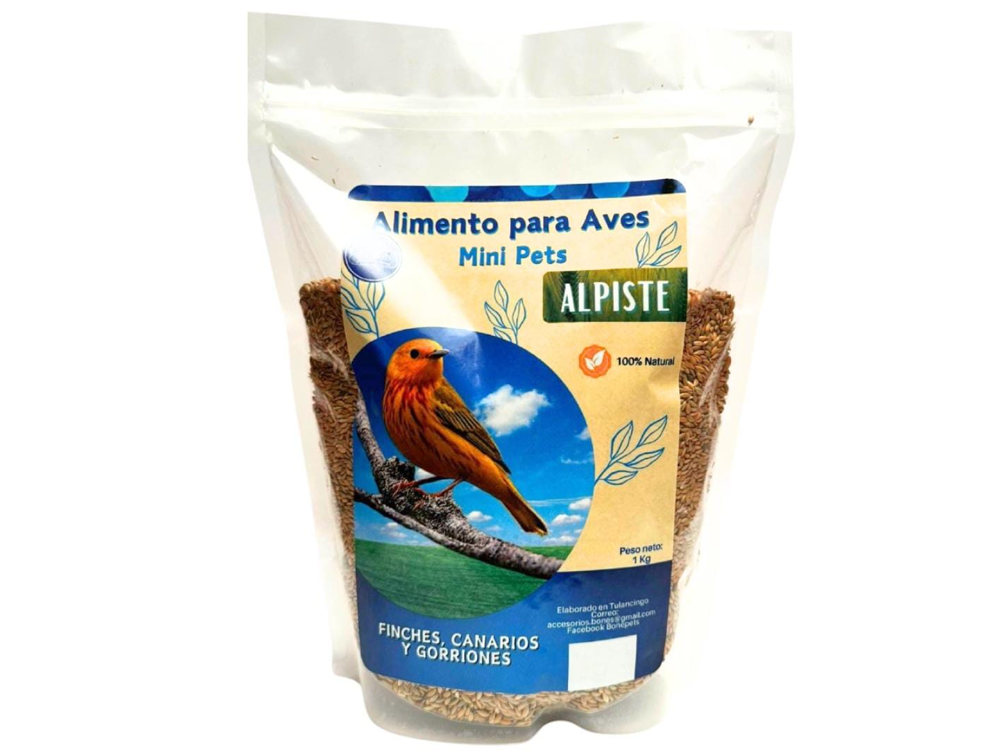 BONEPETS ALPISTE SIMPLE 1 KG