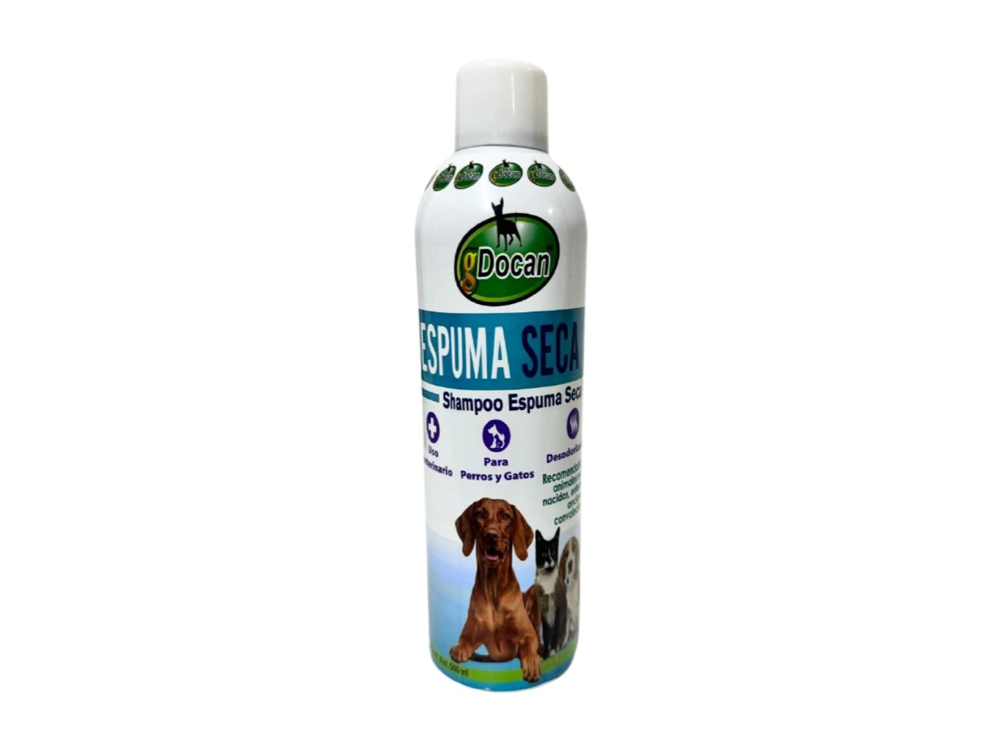 ESPUMA BAÑO EN SECO GDOCAN 500 ML.