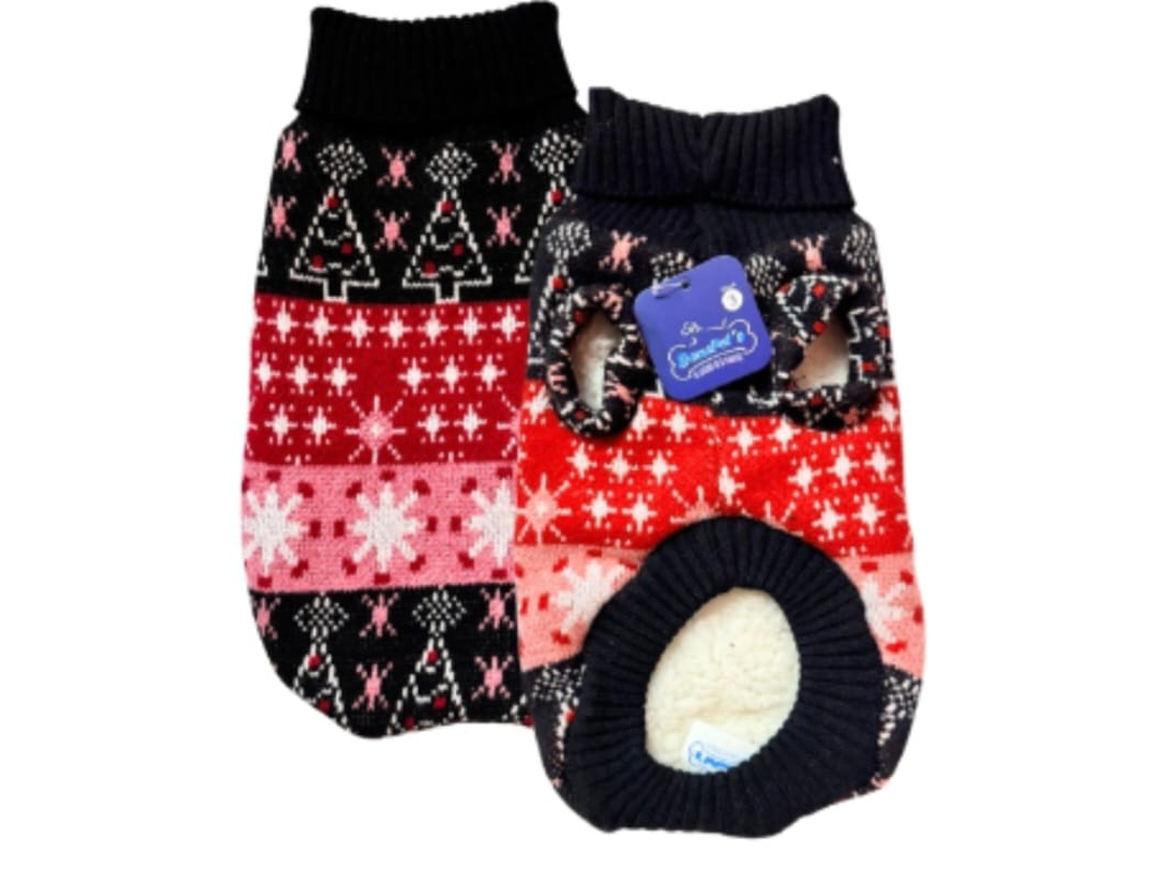 SUETER TEJIDO NAVIDEÑO CON BORREGO