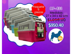PAQUETE 6 TRANSPORTADORAS ECO OCEANS