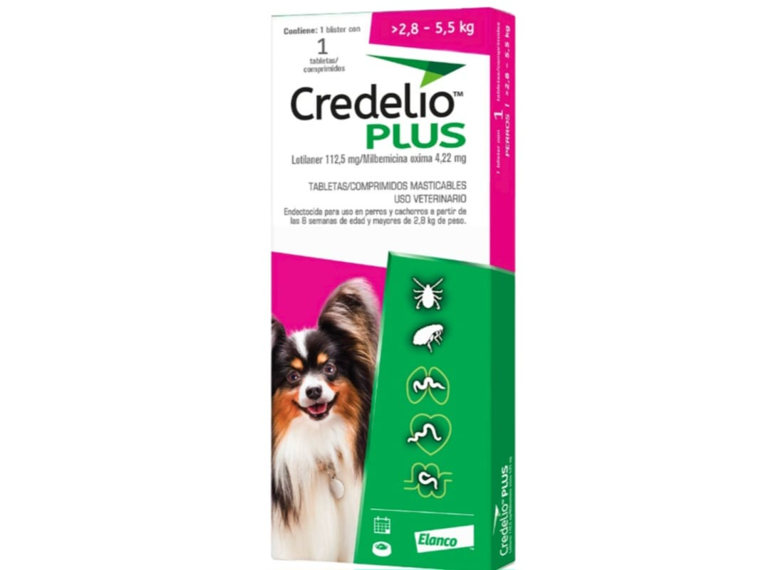 CREDELIO PLUS ONE TAB (2.8-5.5 KG)