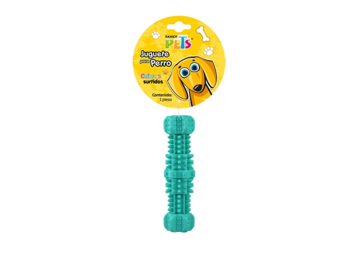 JUGUETE DE CAUCHO MANCUERNA PESADA SPIKY