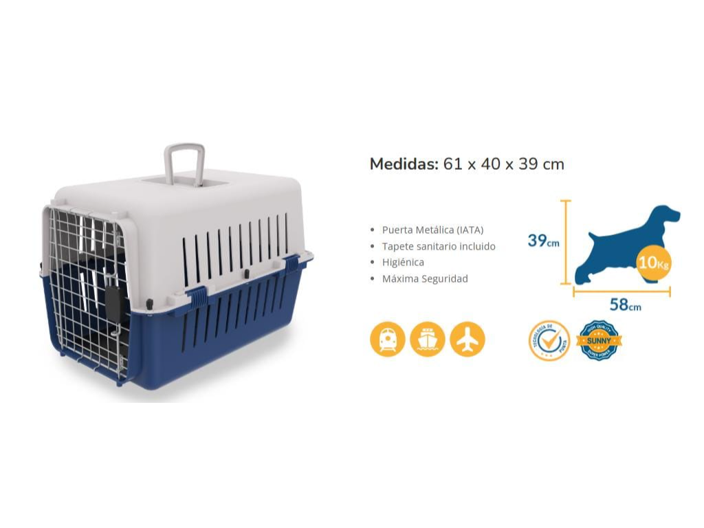 SUNNY TRANSPORTADORA PARA PERRO CH