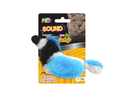 JUGUETE P GATO CHARA AZUL SOUND CON CATNIP