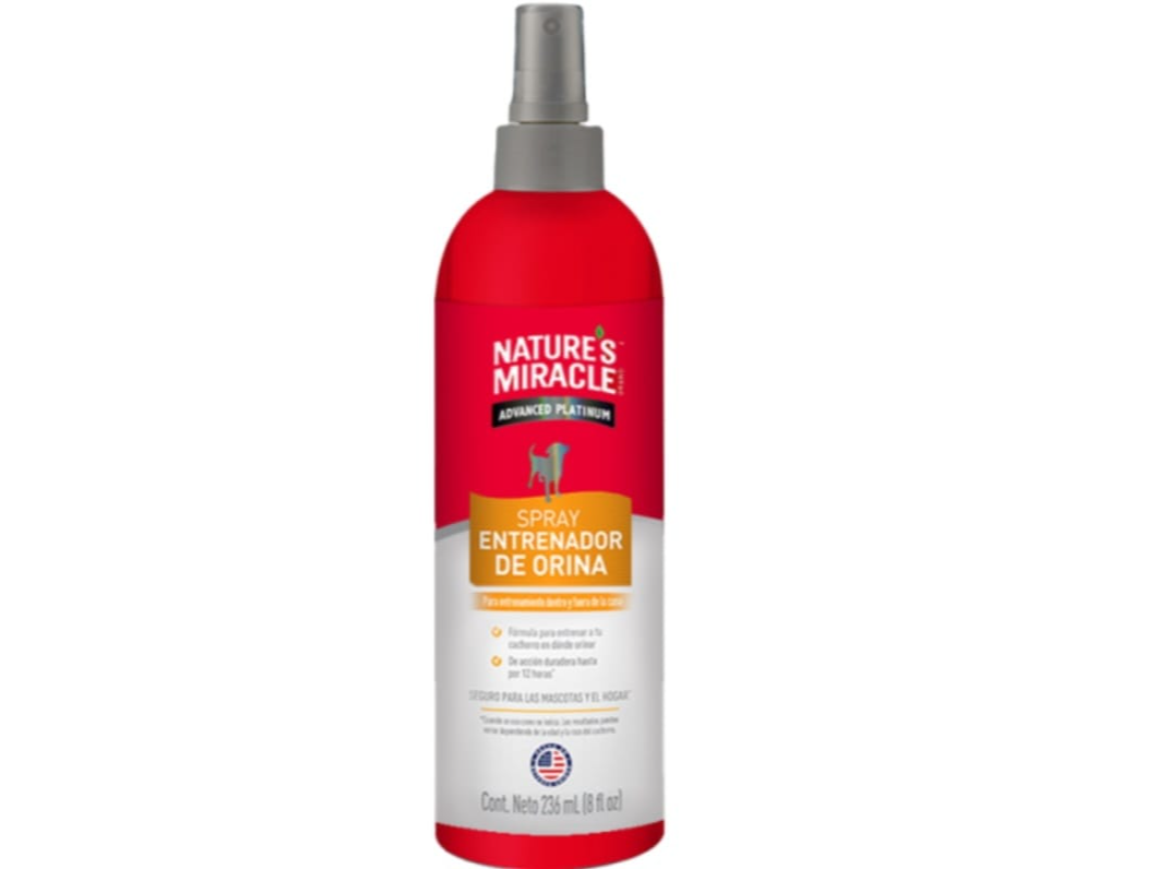 MIRACLE ATRAYENTE SPRAY ENTRENADOR DE ORINA PARA PERRO 236 ML.