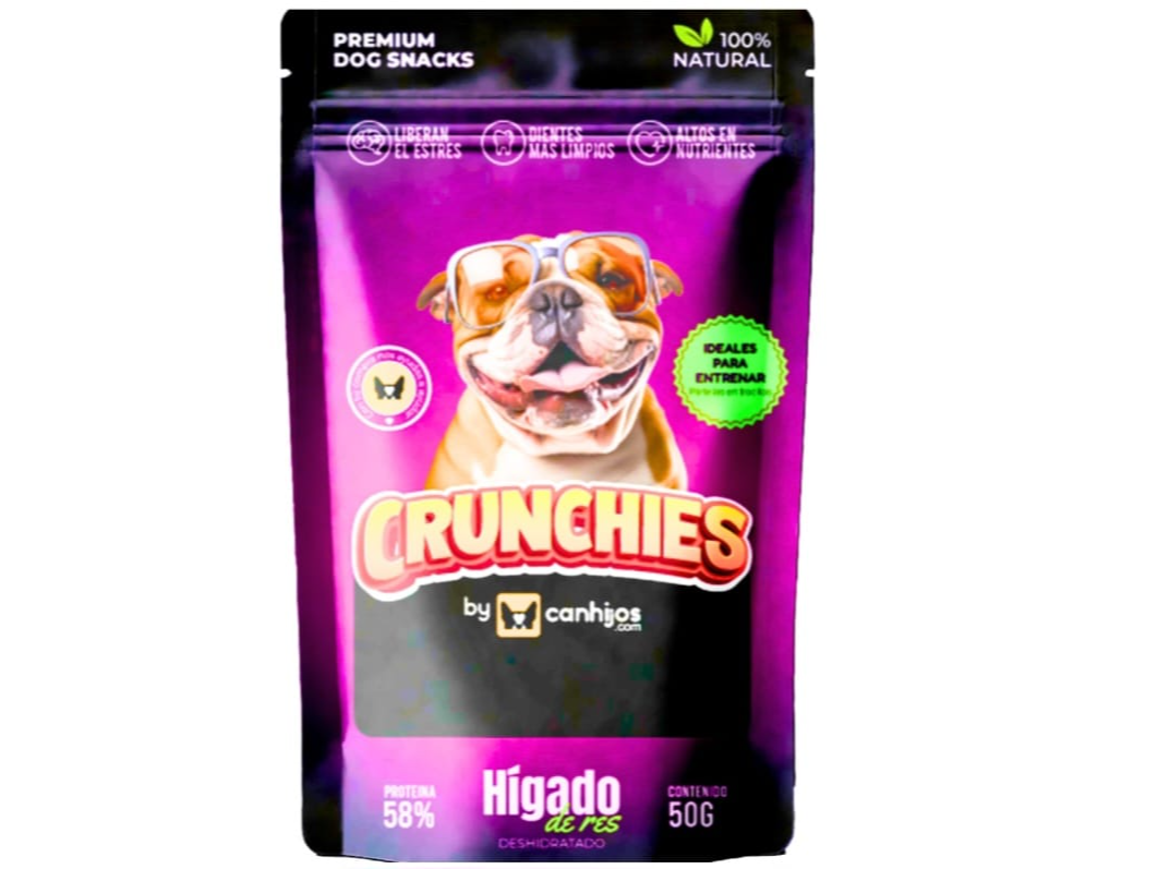 CRUNCHIES HIGADO DE RES 50 G.