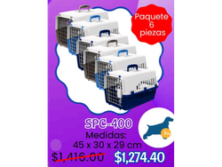 PAQUETE 6 TRANSPORTADORAS SPC-400