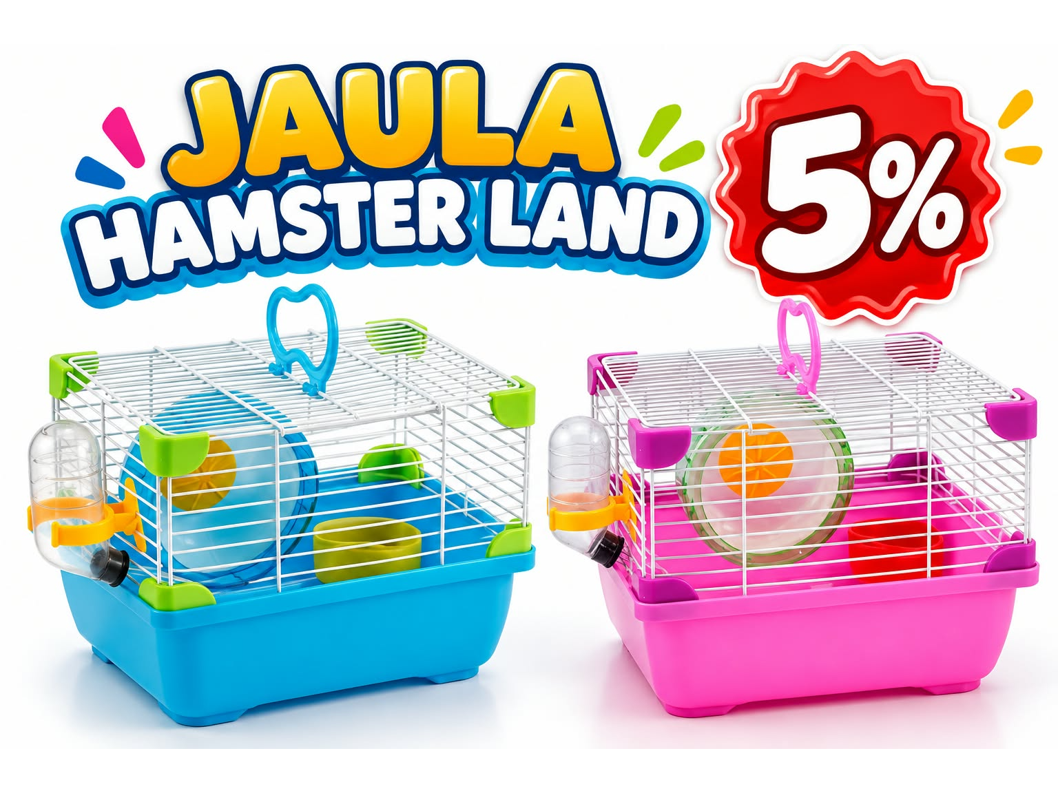 JAULA SUNNY HAMSTER LAND IMPORTADA