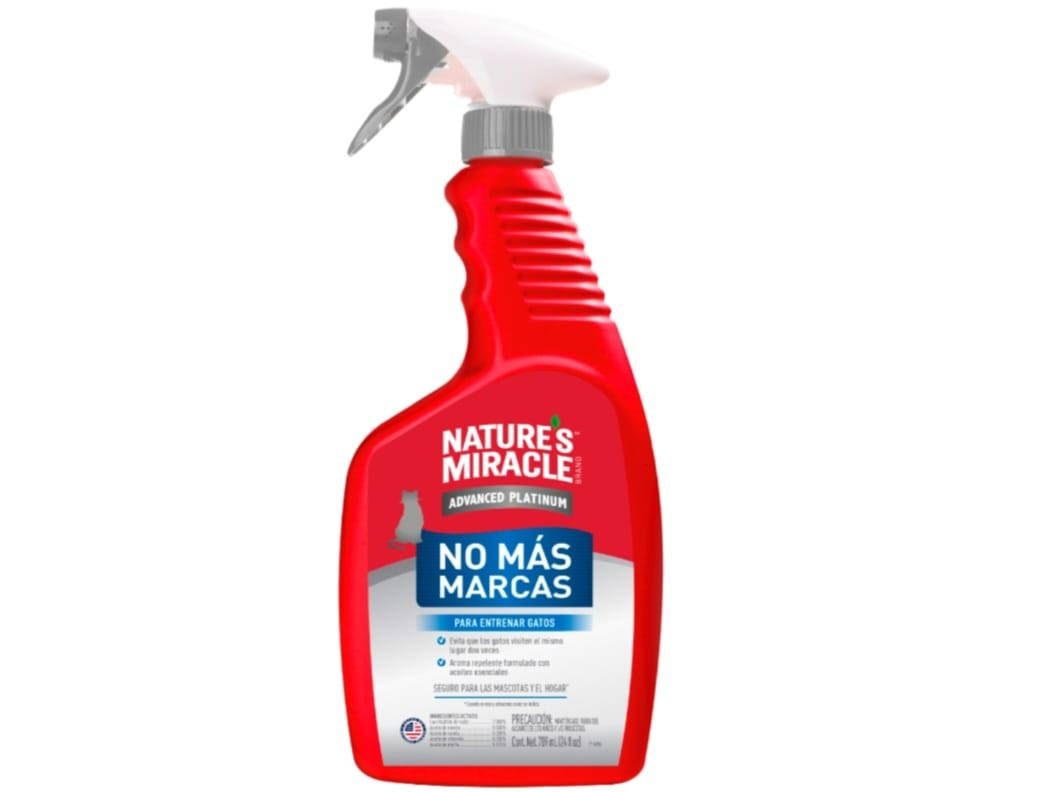 MIRACLE SPRAY NO MAS MARCAS PARA GATO 709 ML.