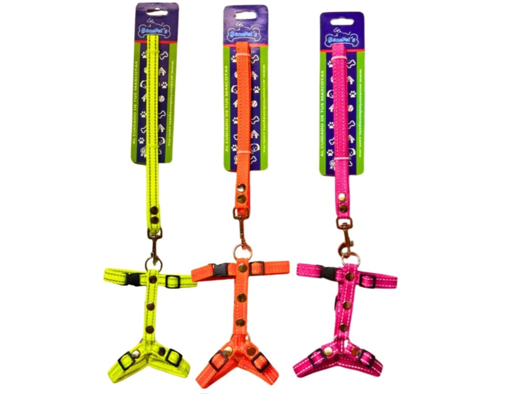 CORREA CON PECHERA 1/2 CINTA REFLEJANTE