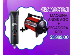 MAQUINA ANDIS AGC + SECADORA RED