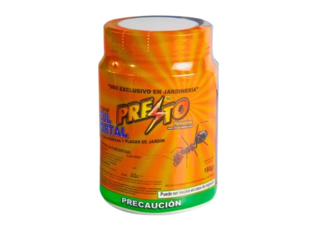 MATA HORMIGAS Y PLAGAS DE JARDIN PRESTO GRANULADO