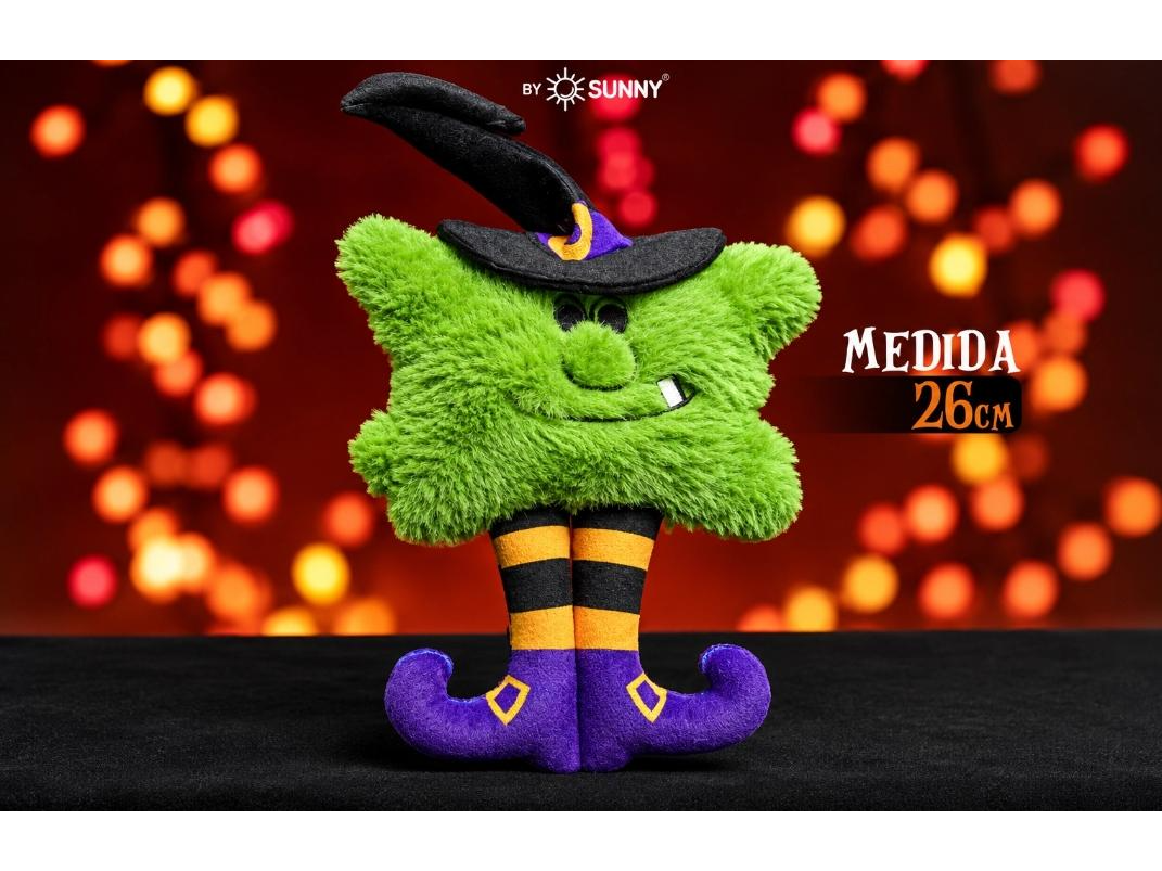 FLUFFY CHUMS PELUCHE HALLOWEEN BRUJA.