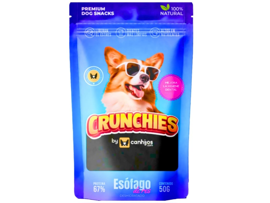 CRUNCHIES ESOFAGO DE RES 50 G.