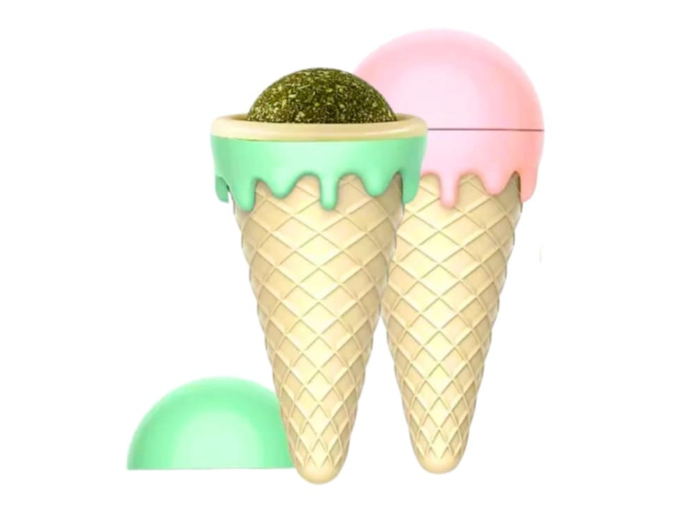 JUGUETE C/BOLA CATNIP HELADO