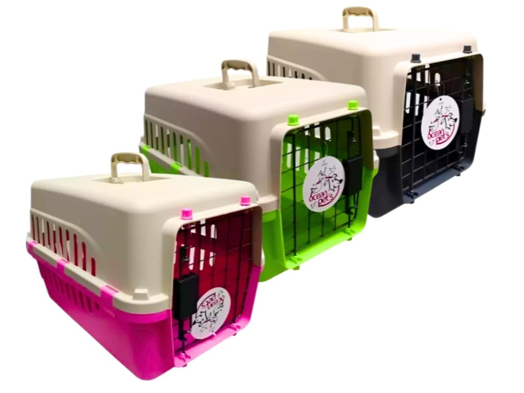 TRANSPORTADORA ECO 1 PUERTA BICOLOR (50X35X32 CM