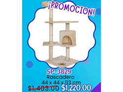 RASCADERO TIPO CAT TREE 44X44X113 CM