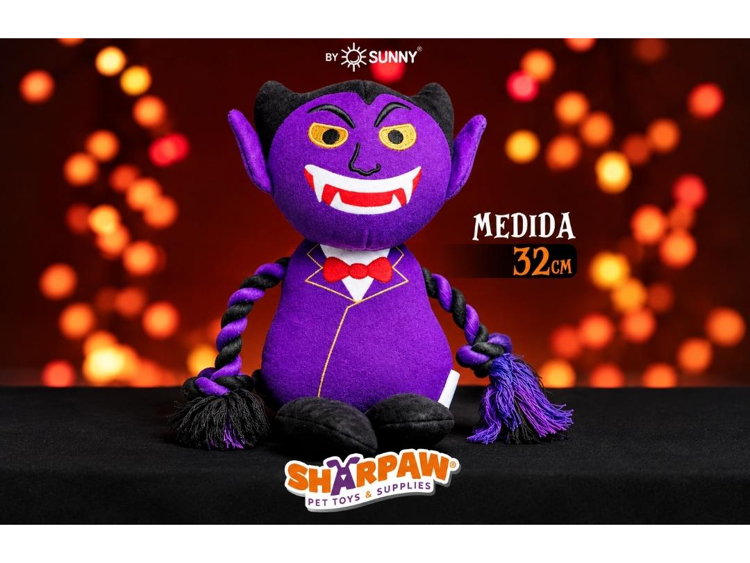 FLUFFY CHUMS PELUCHE HALLOWEEN DRACULA.