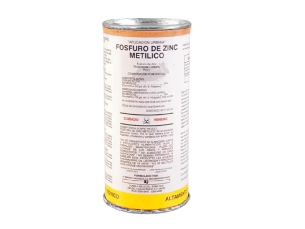 FOSFURO DE ZINC 50 GRS.