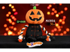 FLUFFY CHUMS PELUCHE HALLOWEEN CALABAZA.