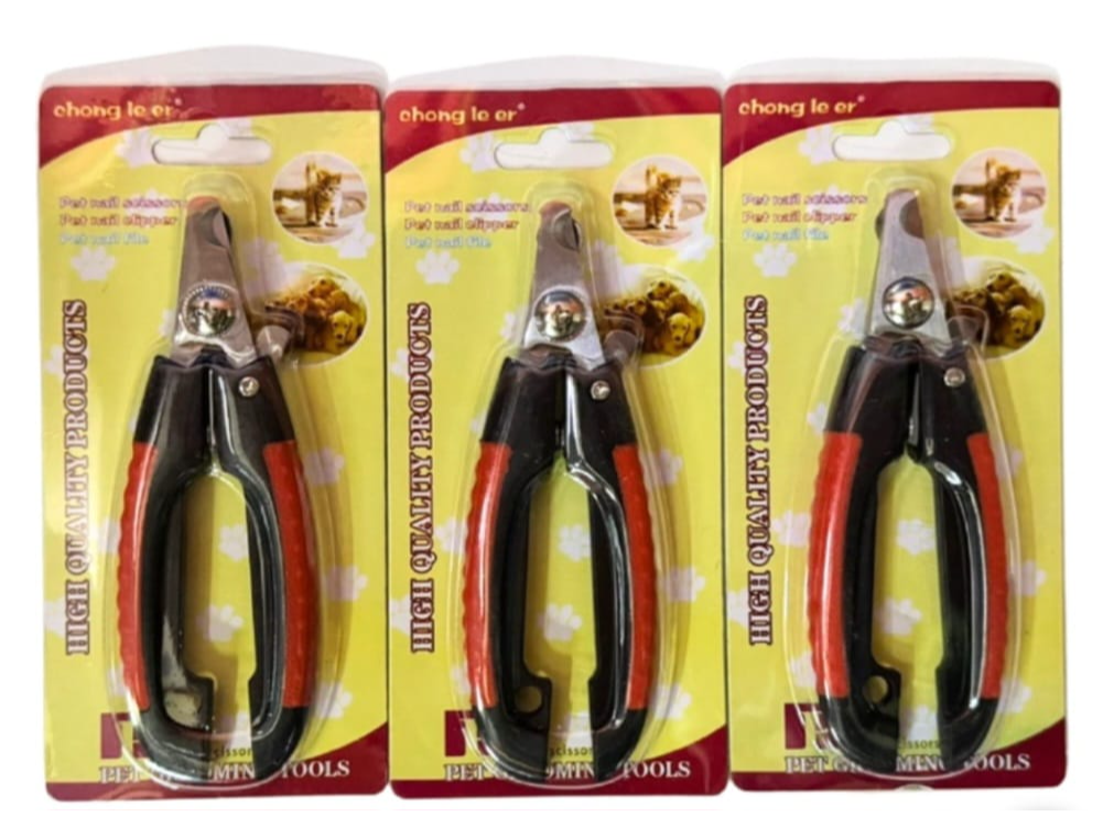 PAQUETE CORTAUÑAS FOR PET 3  PZS CHICO