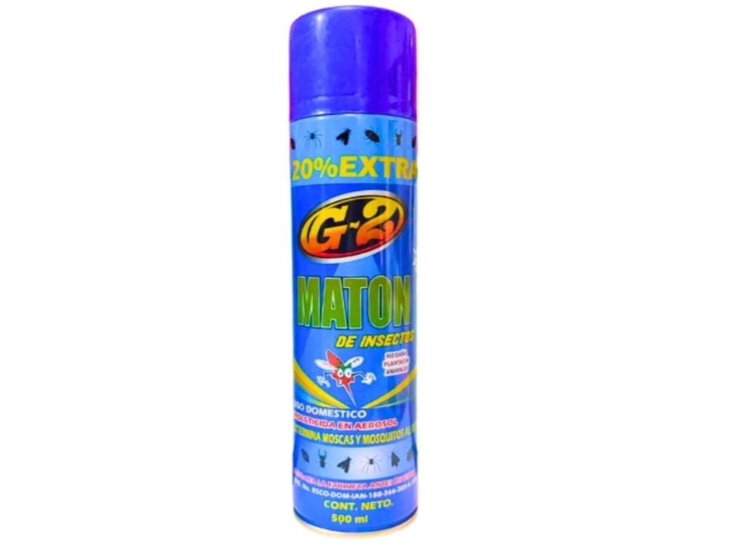 G-2 AZUL MATON DE INSECTOS 372G./450 ML.