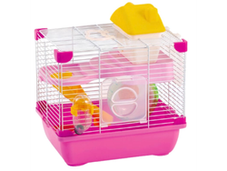JAULA SUNNY HAMSTER LAND (28.9X22.2X30.1) ROSA
