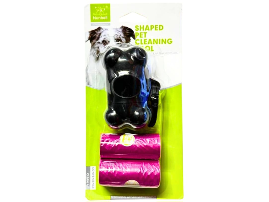 HUESO PORTA BOLSA C/2 ROLLOS DE BOLSAS PARA HECES