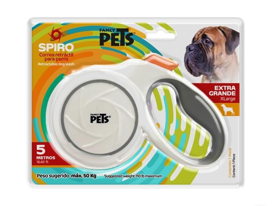 CORREA RETRACTIL SPIRO XGDE BLANCA