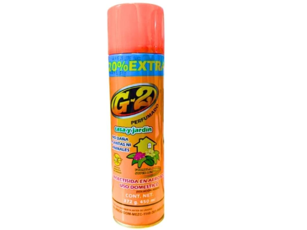 G-2 NARANJA CASA Y JARDIN 372G./450 ML.