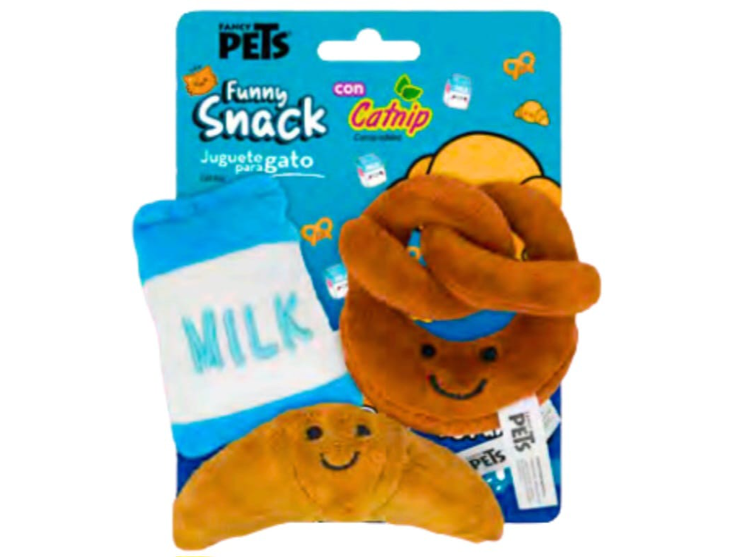 3 PACK JUGUETE PARA GATO SNACK CON CATNIP