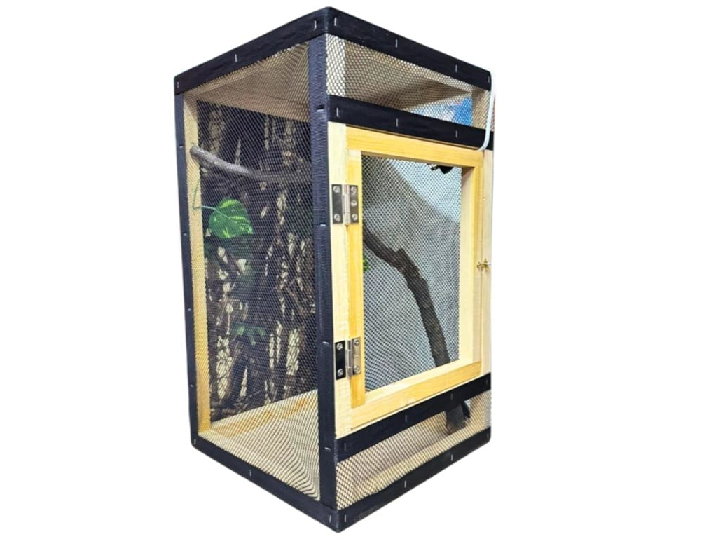 TERRARIO PARA REPTIL CUBO 30X30X50