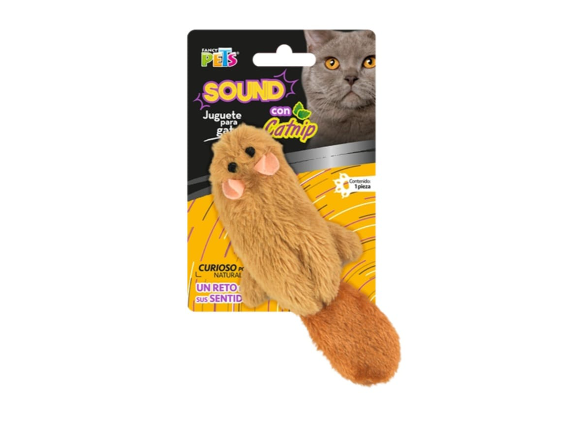 JUGUETE SKIN ARDILLA SOUND C/CATNIP