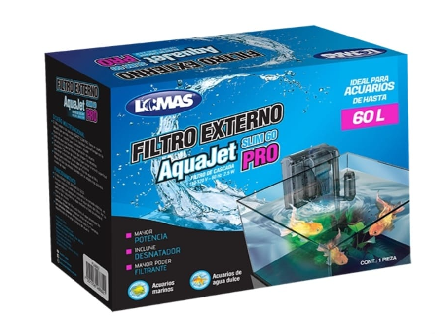 FILTRO EXTERNO AQUAJET SLIM PRO 60 L